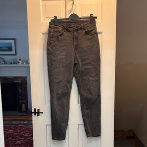 American Eagle Outfitters Gray High Rise Jeans